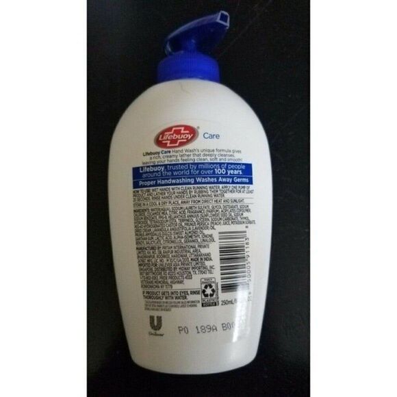 Lifebuoy Hand Wash Pump Bottle Soap Care 8.45 fl oz - Picture 2 of 2
